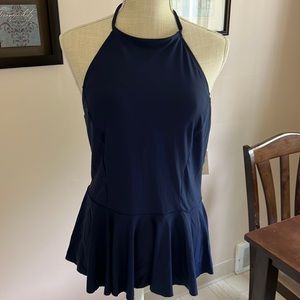 Sea Angel Swim Suit top Navy Blue Size XL NWT